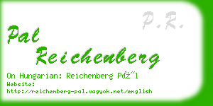 pal reichenberg business card